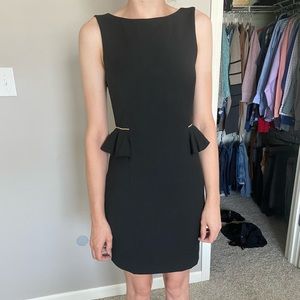 Zara Black Peplum Sheath